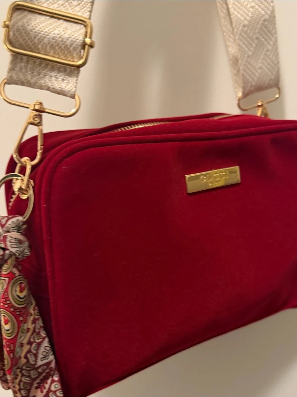 Gucci Red Velvet Beauty Cosmetic Bag GWP VIP item